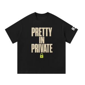 PRETTY IN PRIVATE Tee - Oversized Heavyweight