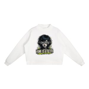 Essential Fleece Mock-Neck Crew Sweatshirt Essential Fleece Mock-Neck Crew Sweatshirt