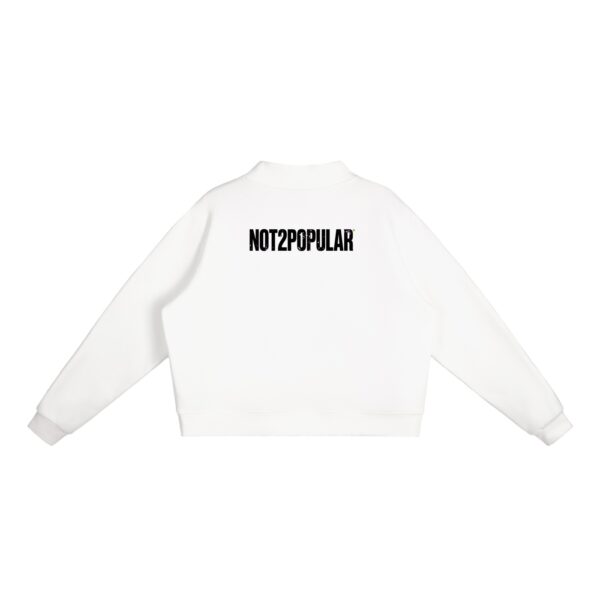 Essential Fleece Mock-Neck Crew Sweatshirt