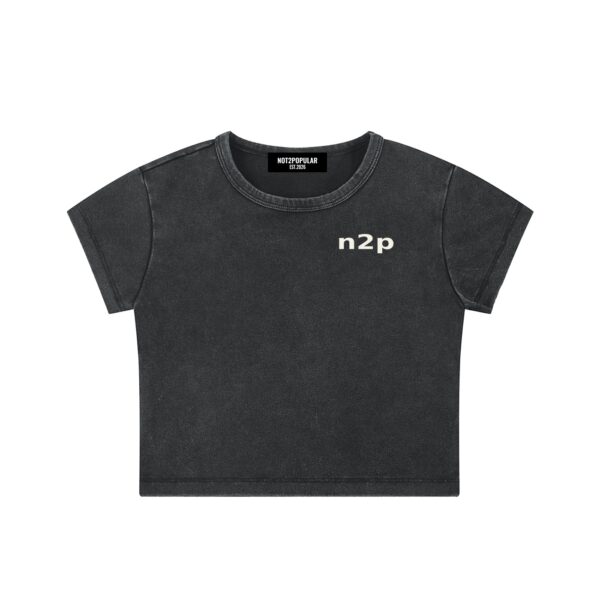 Snow Washed Crop Top