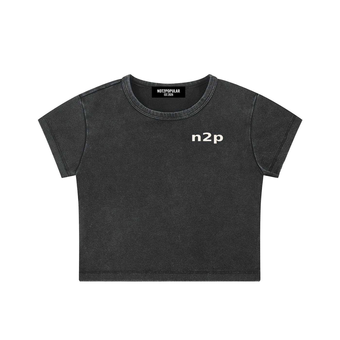 Snow Washed Crop Top