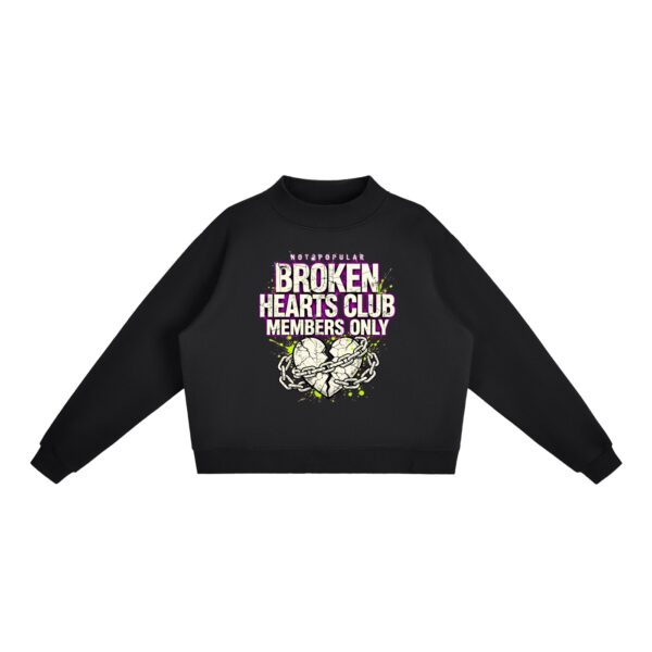 Essential Fleece Mock-Neck Crew Sweatshirt