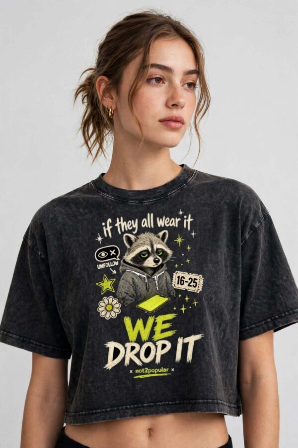 Mineral Wash Boxy Cotton T-Shirt