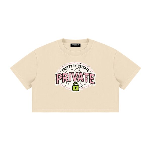 Women’s Mineral Wash Cotton Crop T-Shirt