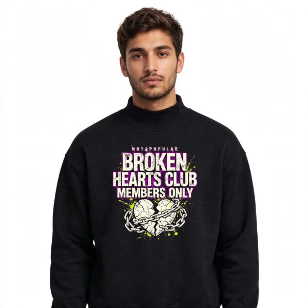 Essential Fleece Mock-Neck Crew Sweatshirt