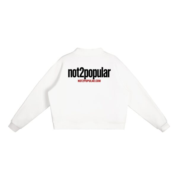 Essential Fleece Mock-Neck Crew Sweatshirt