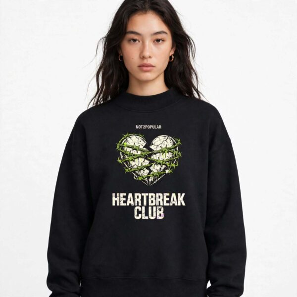 Essential Fleece Mock-Neck Crew Sweatshirt